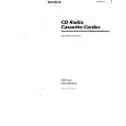 SONY CFD-DW555 Manual de Usuario