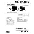 SONY WMFX85 Manual de Servicio