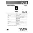 SONY PTS15 Manual de Servicio