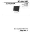 SONY SDMHS53FR Manual de Usuario