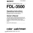 SONY FDL-3500 Manual de Usuario