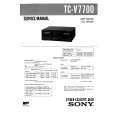 SONY TCV7700 Manual de Servicio