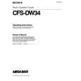 SONY CFS-DW34 Manual de Usuario