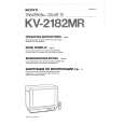 SONY KV2182MR Manual de Usuario
