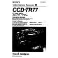 SONY CCD-TR77 Manual de Usuario