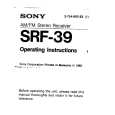 SONY SRF39 Manual de Usuario