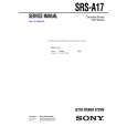 SONY SRSA17 Manual de Servicio