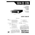 SONY SEH22B Manual de Servicio