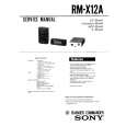 SONY RMX12A Manual de Servicio
