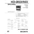 SONY HCDRXD3 Manual de Servicio