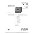 SONY TCTX1.PDF Manual de Servicio