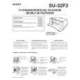 SONY SU32F2 Manual de Usuario