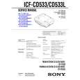 SONY ICFCD533 Manual de Servicio