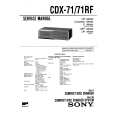 SONY CDX71/71RF Manual de Servicio