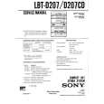 SONY LBTD207/CD Manual de Servicio