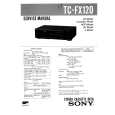 SONY TCFX120 Manual de Servicio