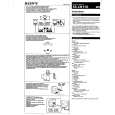 SONY SSCR170 Manual de Usuario