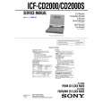 SONY ICFCD2000/S Manual de Servicio