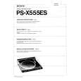 SONY PS-X555ES Manual de Usuario