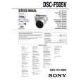 SONY DSCF505V Manual de Servicio