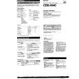 SONY CDX-4040 Manual de Usuario
