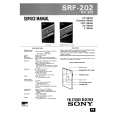 SONY SRF202 Manual de Servicio