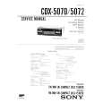 SONY CDX5072 Manual de Servicio