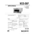 SONY MDS-B6P Manual de Usuario