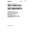 SONY SSCC354 Manual de Usuario