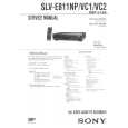 SONY SLVE811NP/VC Manual de Servicio