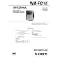 SONY WMFX141 Manual de Servicio