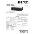 SONY TC-K770ES Manual de Servicio