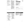 SONY CDX-U500 Manual de Usuario
