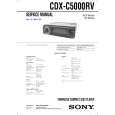 SONY CDXC5000RV Manual de Servicio