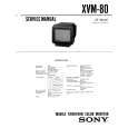 SONY XVM80 Manual de Servicio