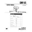 SONY GMVU5 Manual de Servicio