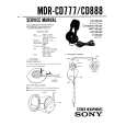 SONY MDRCD777 Manual de Servicio