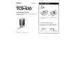 SONY TCS-430 Manual de Usuario
