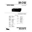 SONY XRC102 Manual de Servicio