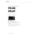 SONY PS-X7 Manual de Usuario