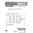 SONY WMDD10 Catálogo de piezas