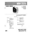 SONY WMF2078 Manual de Servicio