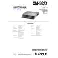 SONY XM502X Manual de Servicio