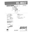 SONY VCLM0637 Manual de Servicio
