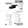 SONY CCDFX300E Manual de Servicio