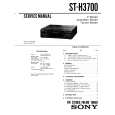 SONY STH3700 Manual de Servicio