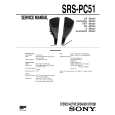 SONY SRSPC51 Manual de Servicio