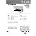 SONY PSLX30 Manual de Servicio