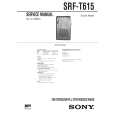 SONY SRFT615 Manual de Servicio