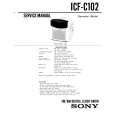 SONY ICFC102 Manual de Servicio